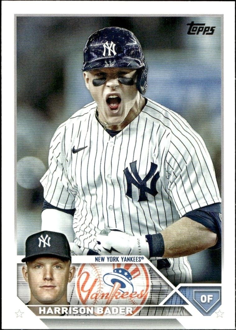 Harrison Bader 2023 Topps Series 2 #364 Baseball Trading Card - Front 2023 Topps Series 2 Harrison Bader #364 baseball trading card front