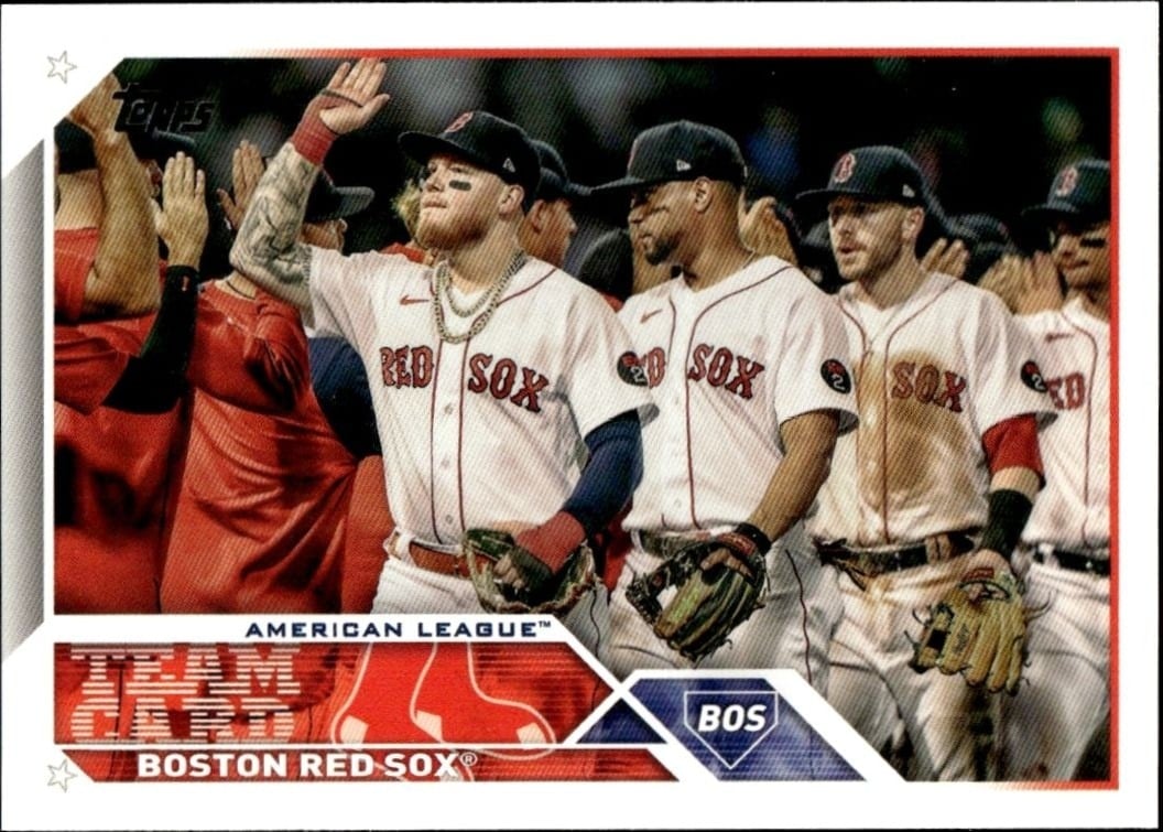 2023 Topps Series 1 Boston Red Sox #273 trading card