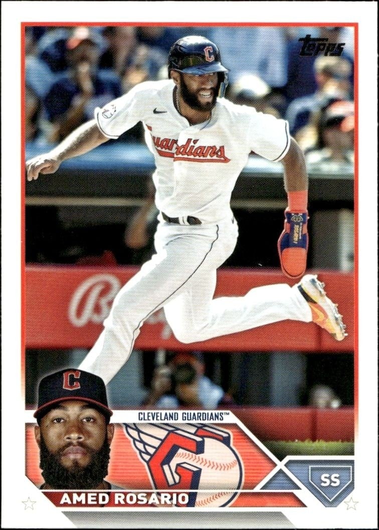 Amed Rosario 2023 Topps Series 2 #456 Baseball Trading Card - Front 2023 Topps Series 2 Amed Rosario #456 baseball trading card front