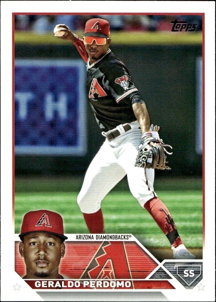 Geraldo Perdomo 2023 Topps Series 2 #531 Baseball Trading Card - Front 2023 Topps Series 2 Geraldo Perdomo #531 baseball trading card front