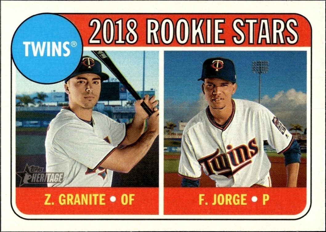 2018 Topps Heritage Felix Jorge #99 trading card