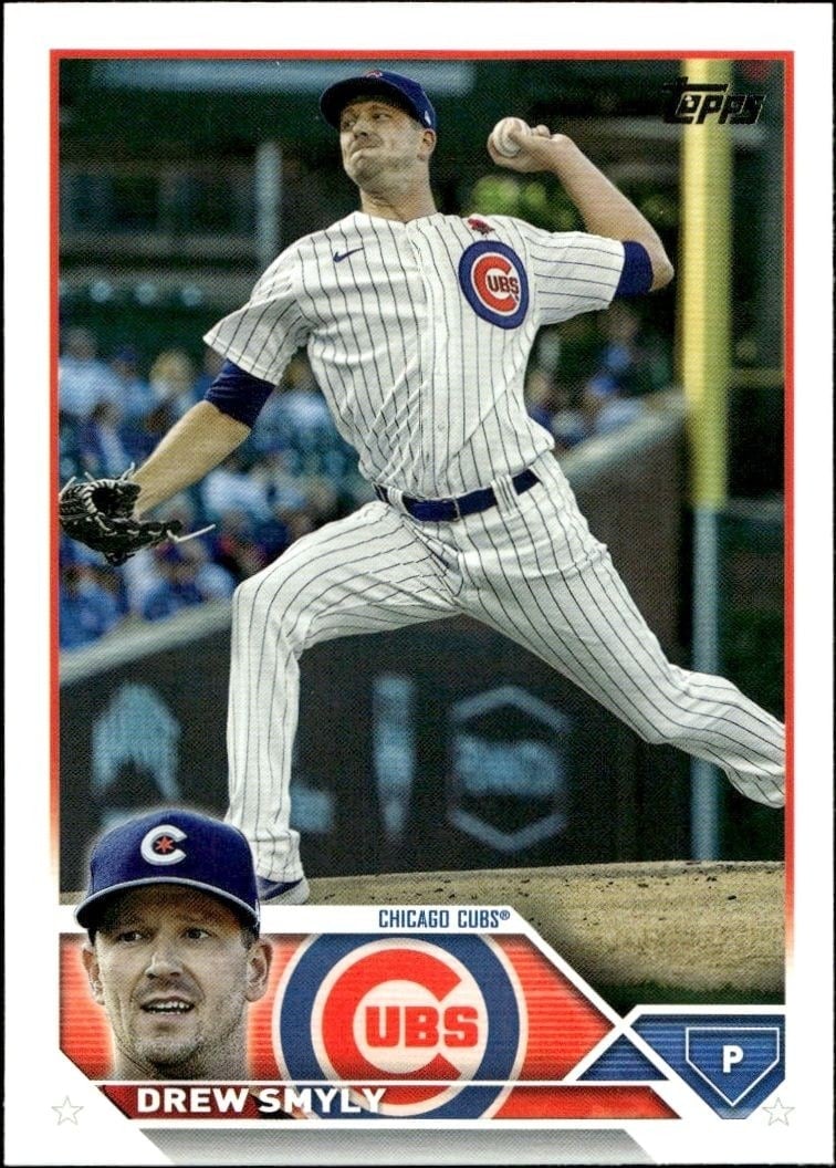 Drew Smyly 2023 Topps Series 2 #535 Baseball Trading Card - Front 2023 Topps Series 2 Drew Smyly #535 baseball trading card front