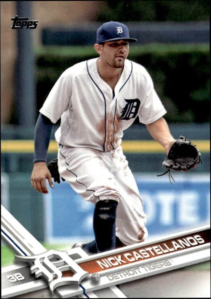 Nick Castellanos 2017 Topps Series 2 #515 Baseball Trading Card - Front 2017 Topps Series 2 Nick Castellanos #515 baseball trading card front