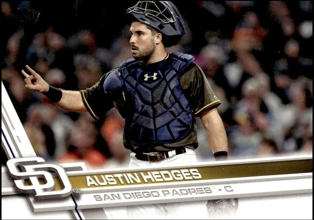 2017 Topps Series 2 Austin Hedges #504 trading card