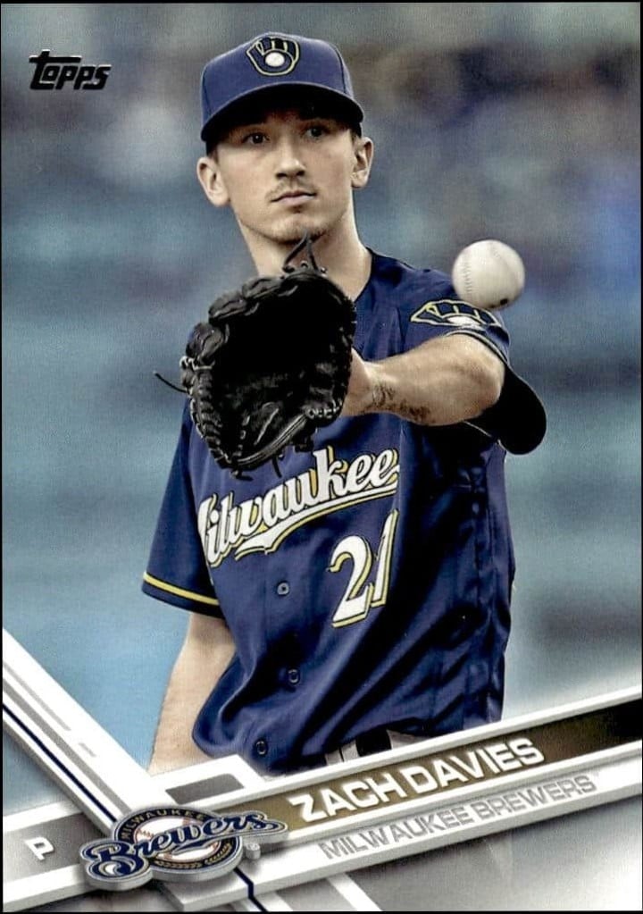2017 Topps Series 2 Zach Davies #477 trading card