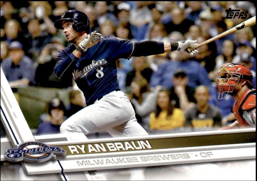 2017 Topps Series 1 Ryan Braun #220 trading card