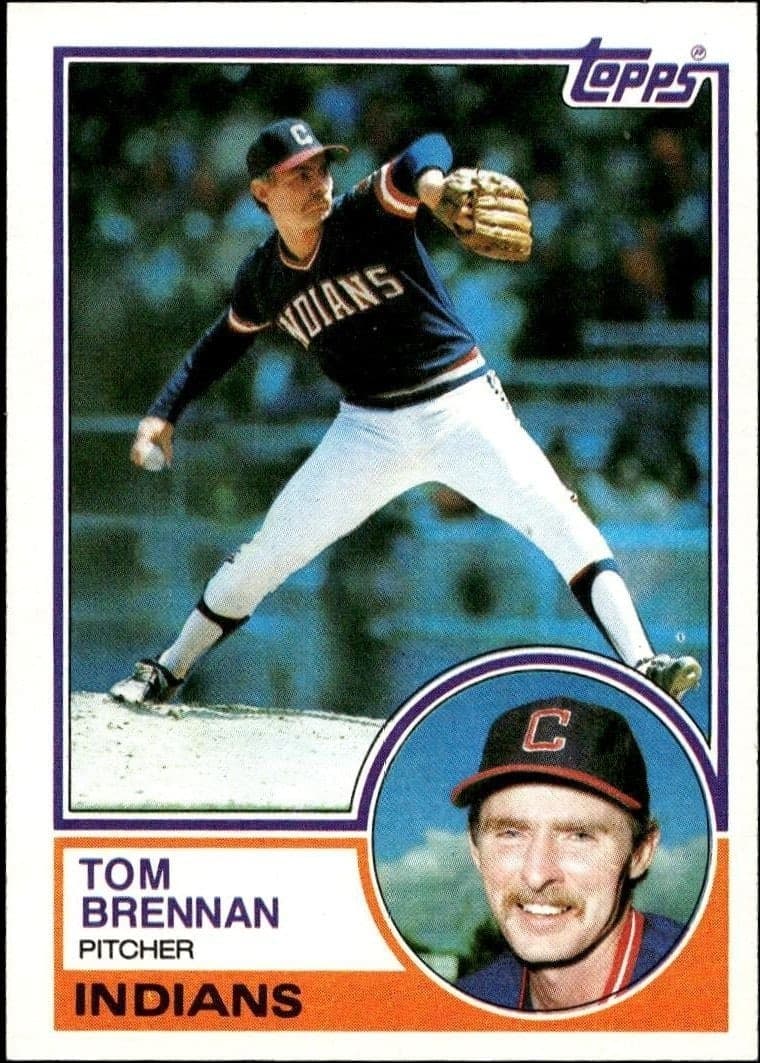 1983 Topps Tom Brennan #524 trading card