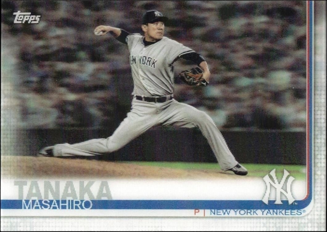 Masahiro Tanaka 2019 Topps On Demand 3D #396 Baseball Trading Card - Front 2019 Topps On Demand 3D Masahiro Tanaka #396 baseball trading card front