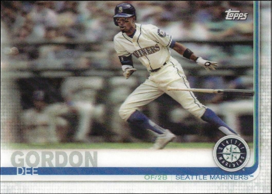 Dee Gordon 2019 Topps On Demand 3D #292 Baseball Trading Card - Front 2019 Topps On Demand 3D Dee Gordon #292 baseball trading card front