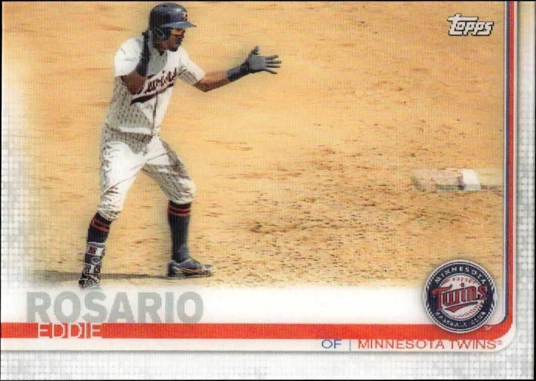 Eddie Rosario 2019 Topps On Demand 3D #258 Baseball Trading Card - Front 2019 Topps On Demand 3D Eddie Rosario #258 baseball trading card front