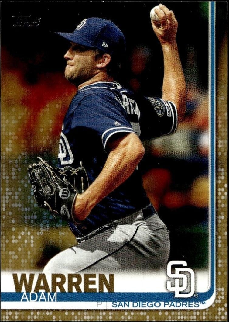 Adam Warren 2019 Topps Update Series #US138 Baseball Trading Card - Front 2019 Topps Update Series Adam Warren #US138 baseball trading card front