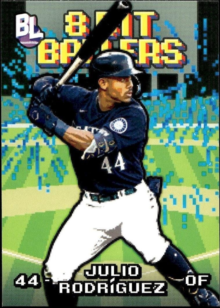 Julio Rodriguez 2023 Topps Big League #8B-15 Baseball Trading Card - Front 2023 Topps Big League Julio Rodriguez #8B-15 baseball trading card front