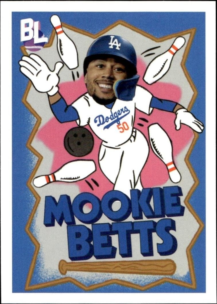 Mookie Betts 2023 Topps Big League #BL-6 Baseball Trading Card - Front 2023 Topps Big League Mookie Betts #BL-6 baseball trading card front