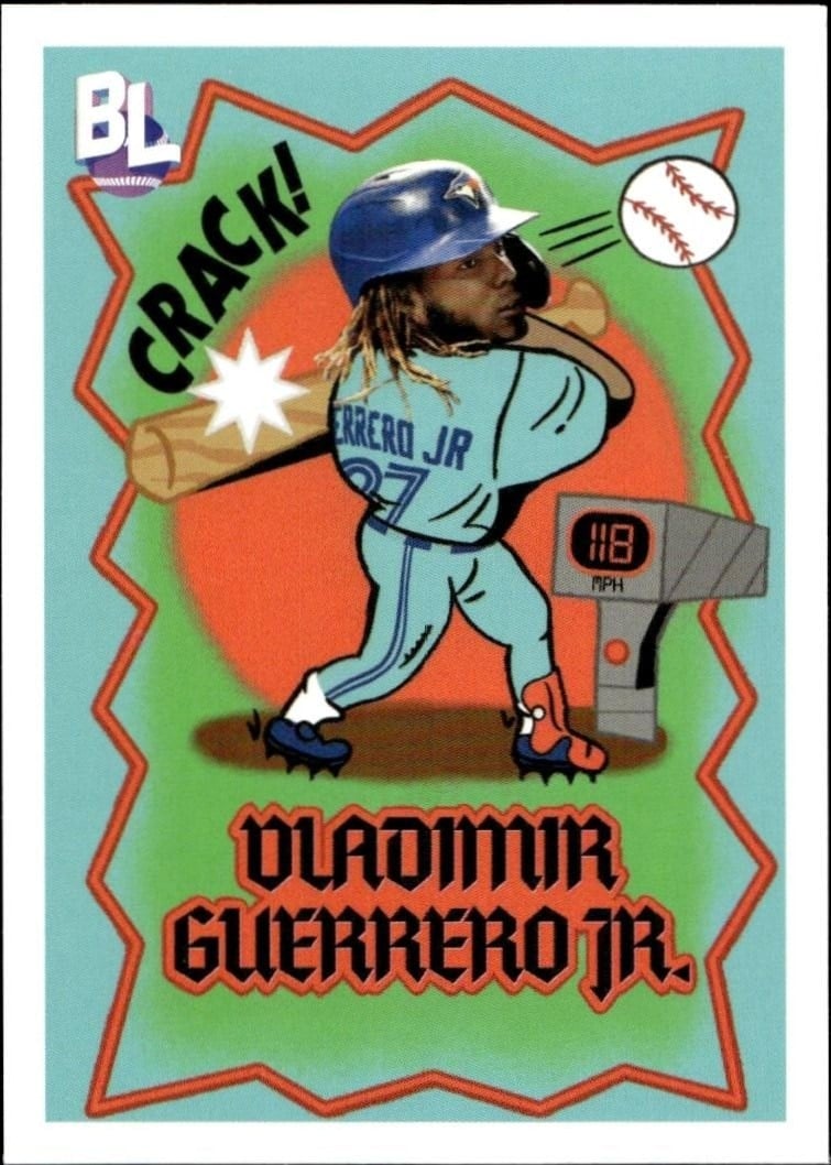 Vladimir Guerrero Jr. 2023 Topps Big League #BL-15 Baseball Trading Card - Front 2023 Topps Big League Vladimir Guerrero Jr. #BL-15 baseball trading card front