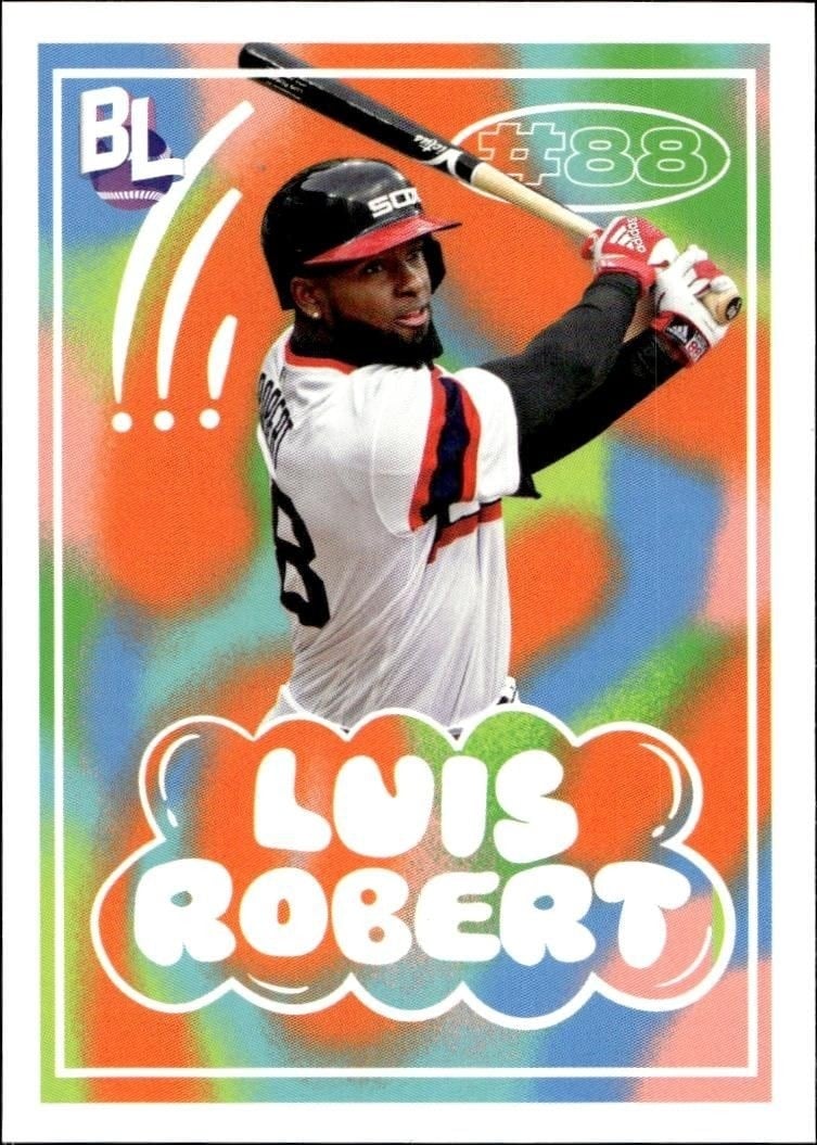 Luis Robert 2023 Topps Big League #BL-17 Baseball Trading Card - Front 2023 Topps Big League Luis Robert #BL-17 baseball trading card front