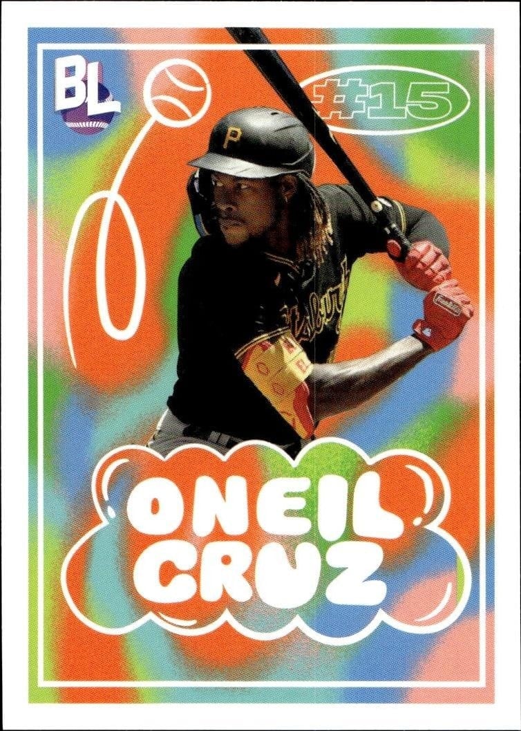 Oneil Cruz 2023 Topps Big League #BL-16 Baseball Trading Card - Front 2023 Topps Big League Oneil Cruz #BL-16 baseball trading card front