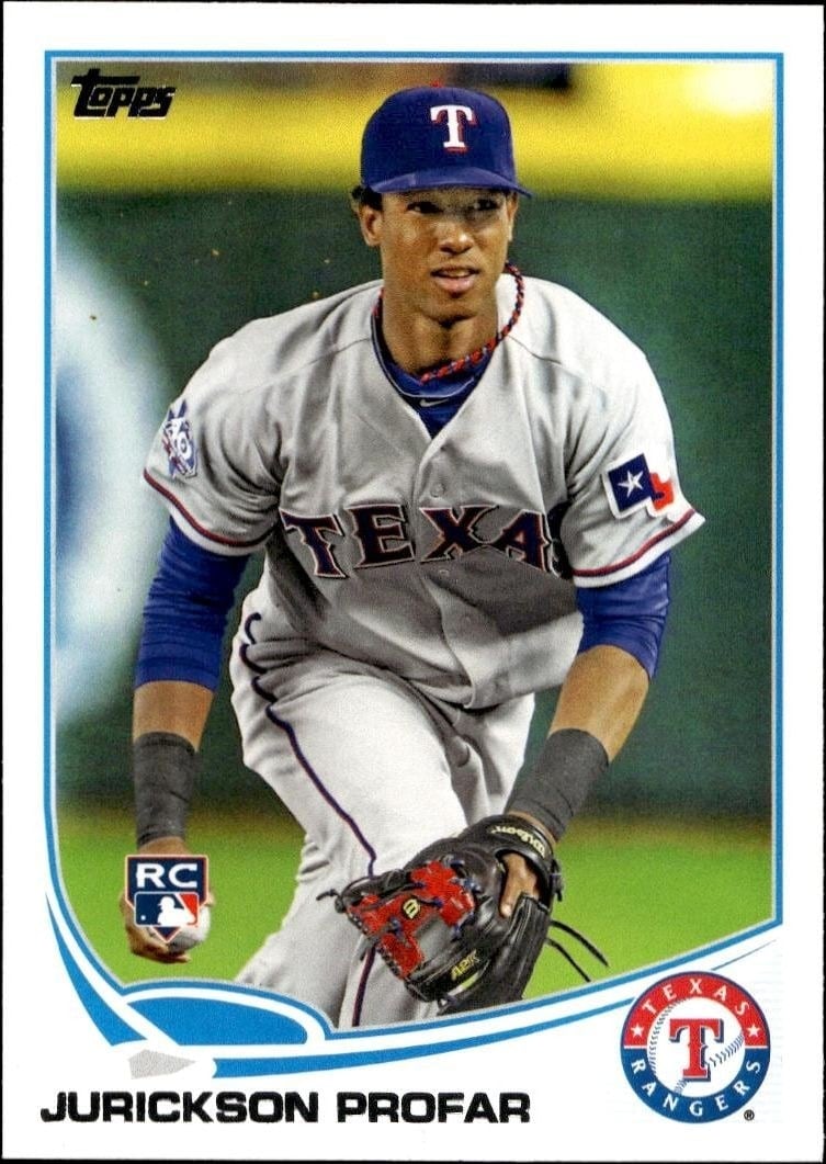 Jurickson Profar 2013 Topps #286 Baseball Trading Card - Front 2013 Topps Jurickson Profar #286 baseball trading card front