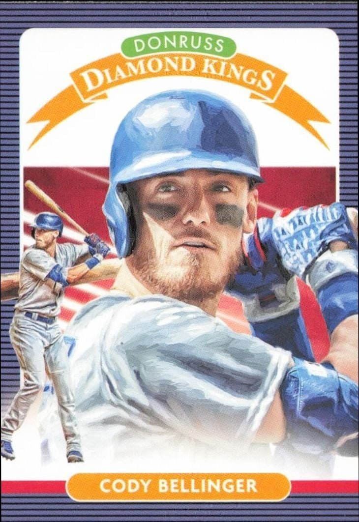 Cody Bellinger 2020 Panini Donruss #3 Baseball Trading Card - Front 2020 Panini Donruss Cody Bellinger #3 baseball trading card front