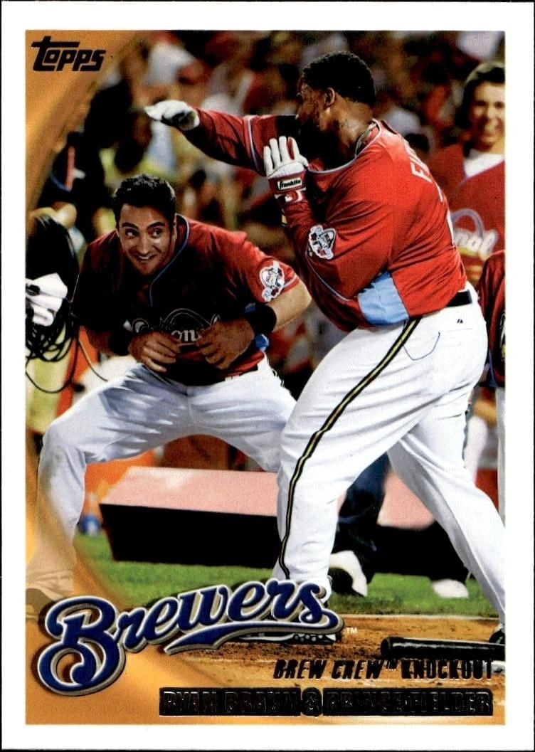 Ryan Braun 2010 Topps #237 Baseball Trading Card - Front 2010 Topps Ryan Braun #237 baseball trading card front