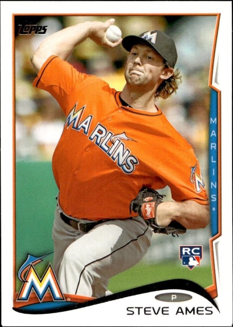 2014 Topps Series 2 Steve Ames #577 trading card