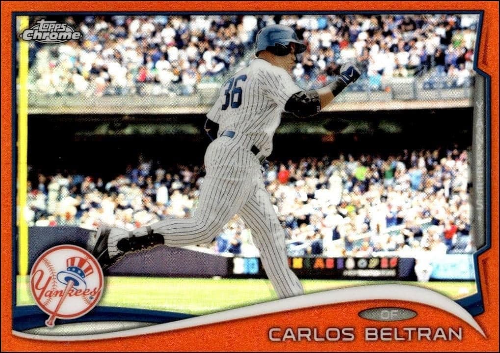2014 Topps Chrome Carlos Beltran #179 trading card