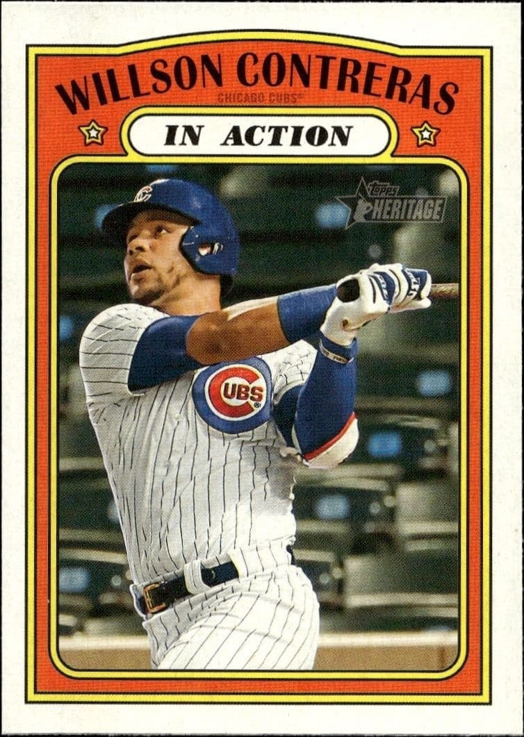 2021 Topps Heritage Willson Contreras #42 trading card