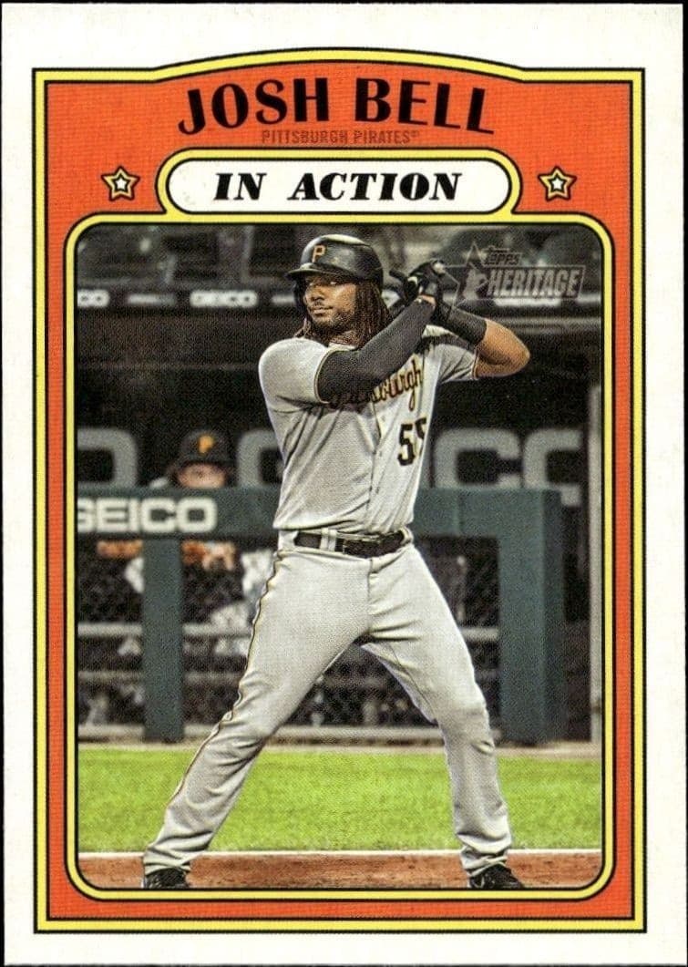 2021 Topps Heritage Josh Bell #310 trading card