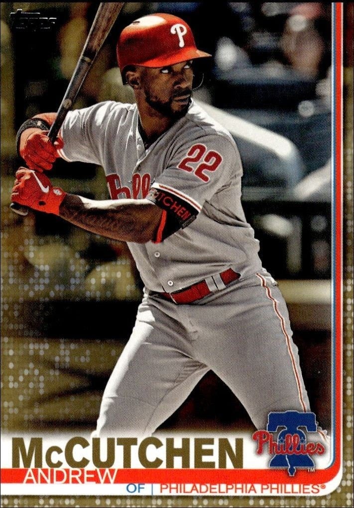 Andrew McCutchen 2019 Topps Series 2 #395 Baseball Trading Card - Front 2019 Topps Series 2 Andrew McCutchen #395 baseball trading card front