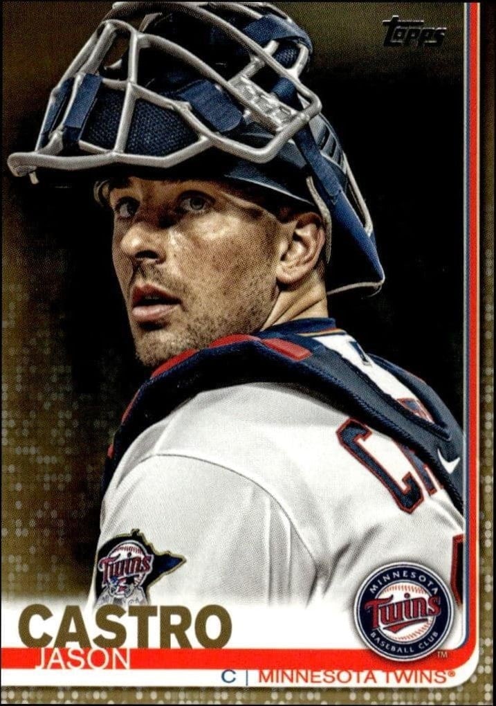 Jason Castro 2019 Topps Series 2 #406 Baseball Trading Card - Front 2019 Topps Series 2 Jason Castro #406 baseball trading card front