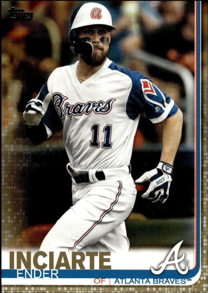 Ender Inciarte 2019 Topps Series 2 #385 Baseball Trading Card - Front 2019 Topps Series 2 Ender Inciarte #385 baseball trading card front