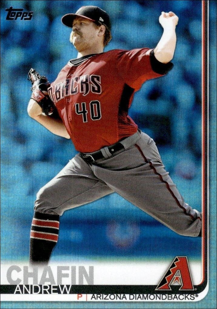 Andrew Chafin 2019 Topps Series 2 #484 Baseball Trading Card - Front 2019 Topps Series 2 Andrew Chafin #484 baseball trading card front
