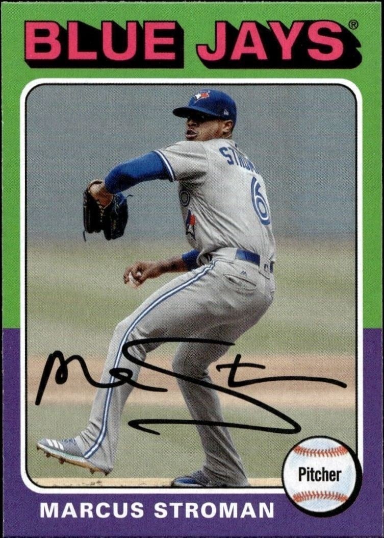Marcus Stroman 2019 Topps Archives #137 Baseball Trading Card - Front 2019 Topps Archives Marcus Stroman #137 baseball trading card front