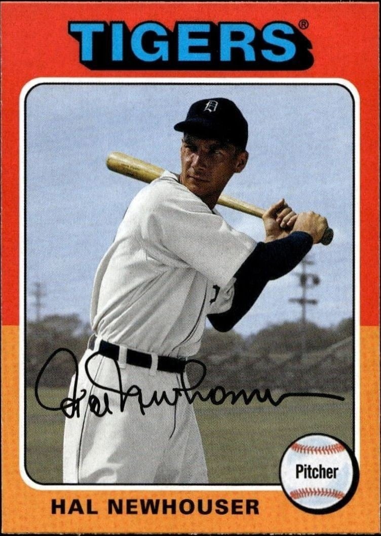 Hal Newhouser 2019 Topps Archives #190 Baseball Trading Card - Front 2019 Topps Archives Hal Newhouser #190 baseball trading card front