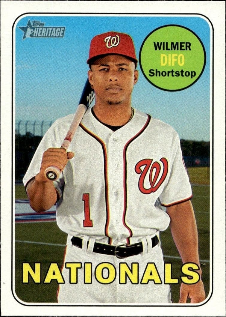 2018 Topps Heritage Wilmer Difo #359 trading card