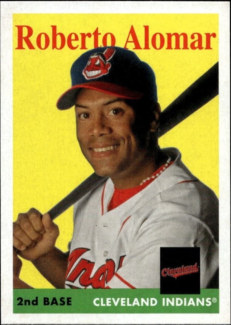 Roberto Alomar 2019 Topps Archives #7 Baseball Trading Card - Front 2019 Topps Archives Roberto Alomar #7 baseball trading card front