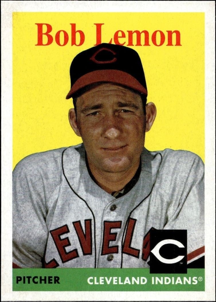 Bob Lemon 2019 Topps Archives #23 Baseball Trading Card - Front 2019 Topps Archives Bob Lemon #23 baseball trading card front