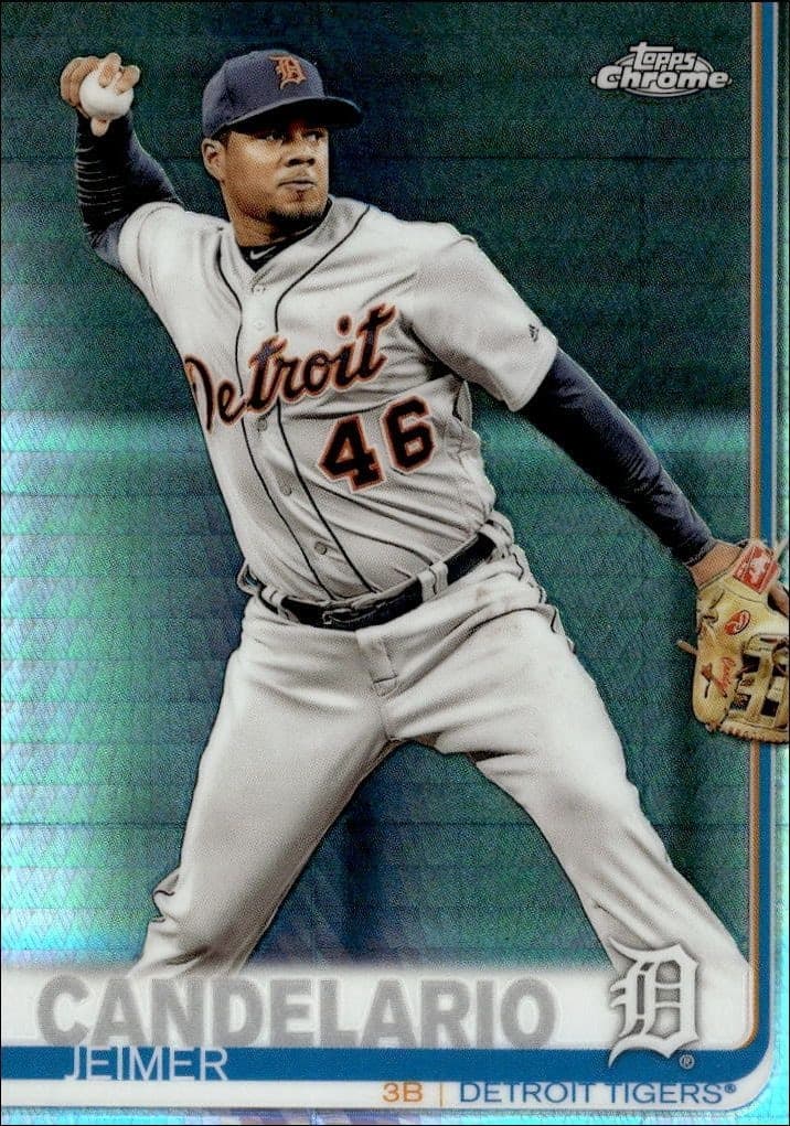 2019 Topps Chrome Jeimer Candelario #211 trading card