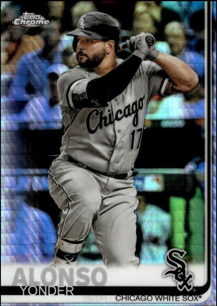 2019 Topps Chrome Yonder Alonso #102 trading card