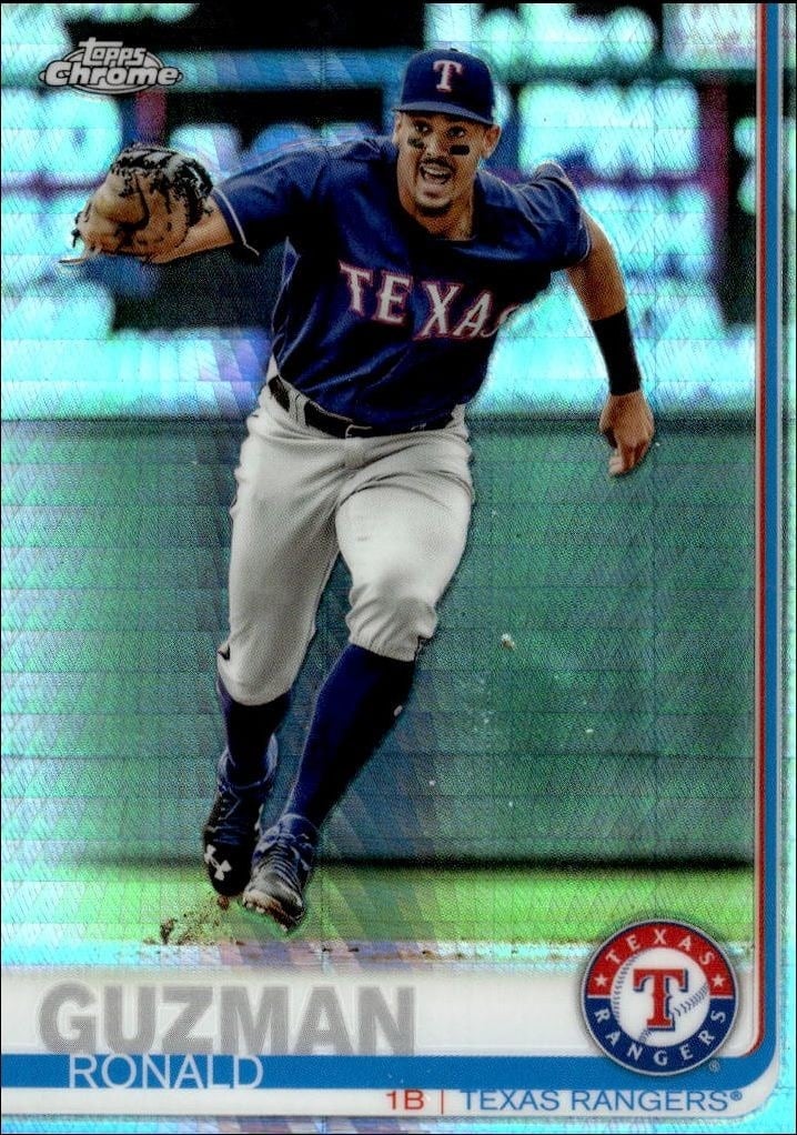 2019 Topps Chrome Ronald Guzman #320 trading card