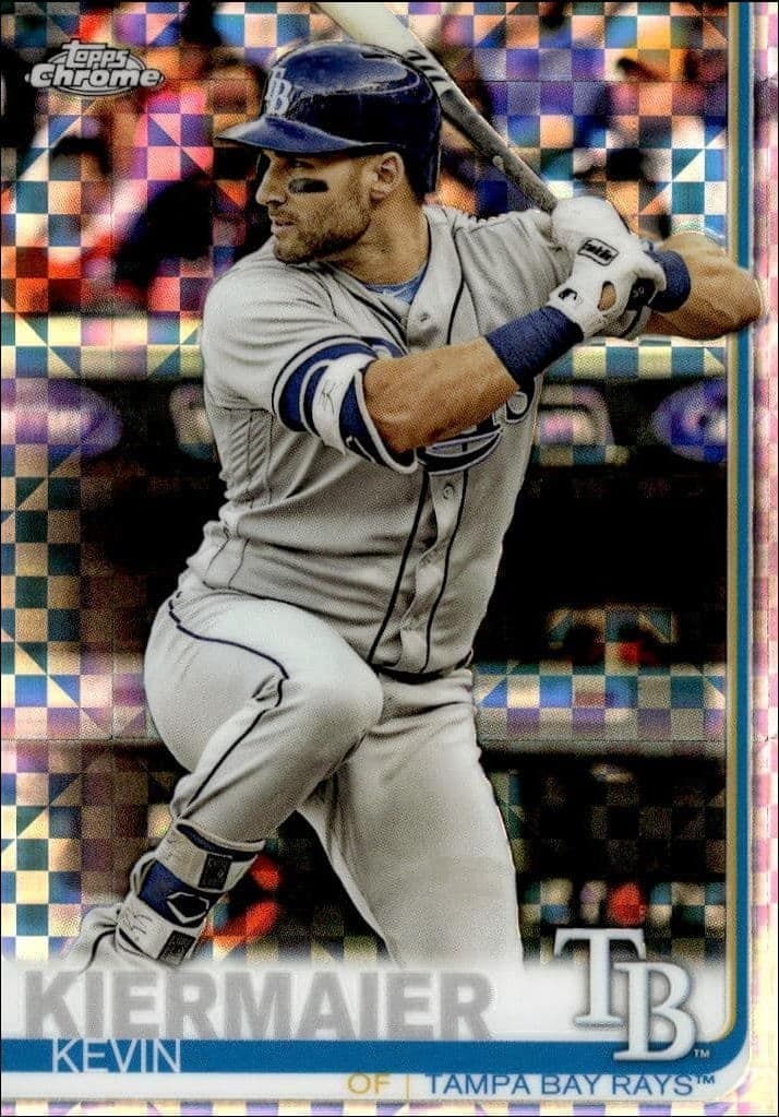 2019 Topps Chrome Kevin Kiermaier #180 trading card