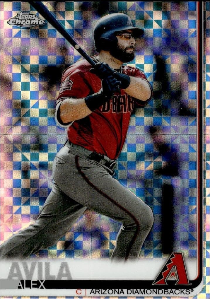 2019 Topps Chrome Alex Avila #458 trading card