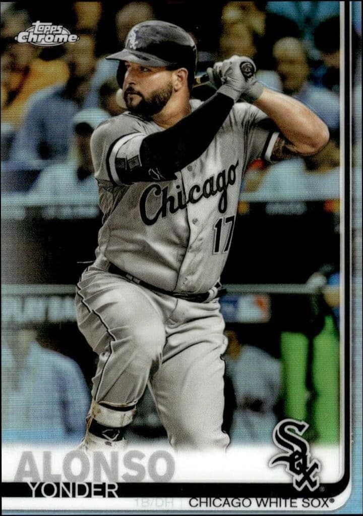 2019 Topps Chrome Yonder Alonso #102 trading card