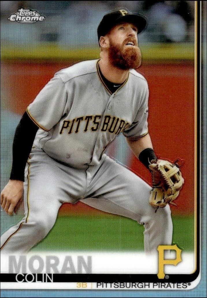 Colin Moran 2019 Topps Chrome #65 Baseball Trading Card - Front 2019 Topps Chrome Colin Moran #65 baseball trading card front