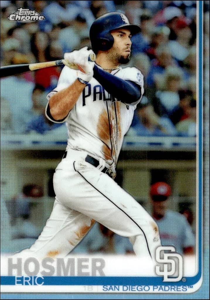2019 Topps Chrome Eric Hosmer #174 trading card