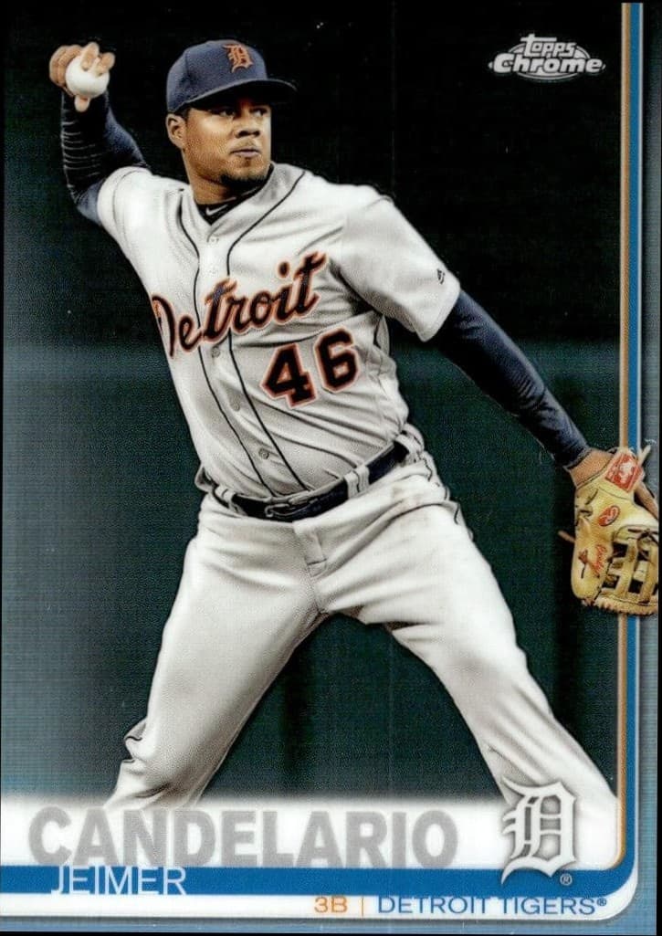 2019 Topps Chrome Jeimer Candelario #211 trading card