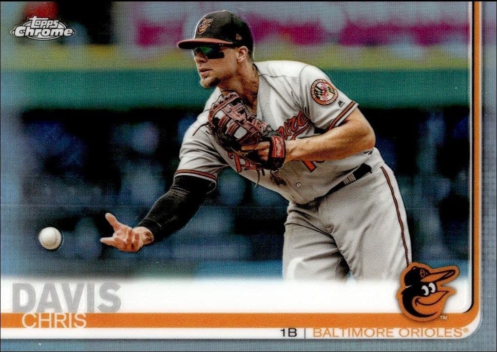 2019 Topps Chrome Chris Davis #41 trading card