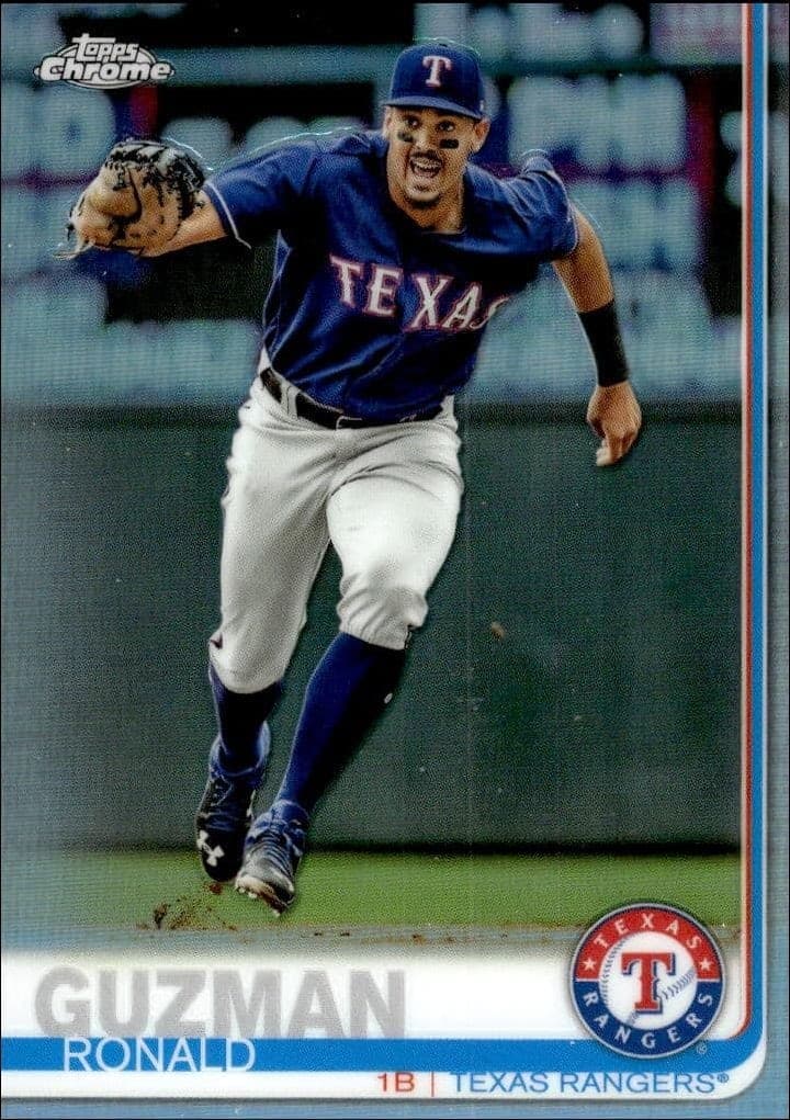 2019 Topps Chrome Ronald Guzman #40 trading card