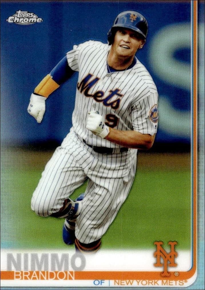 2019 Topps Chrome Brandon Nimmo #8 trading card