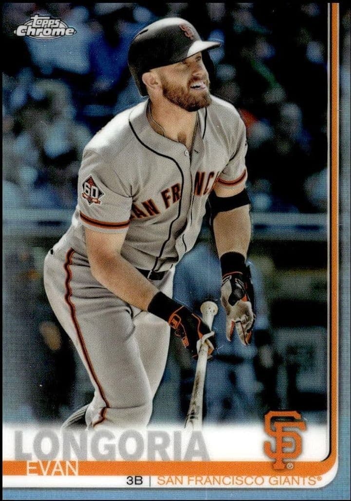 2019 Topps Chrome Evan Longoria #94 trading card