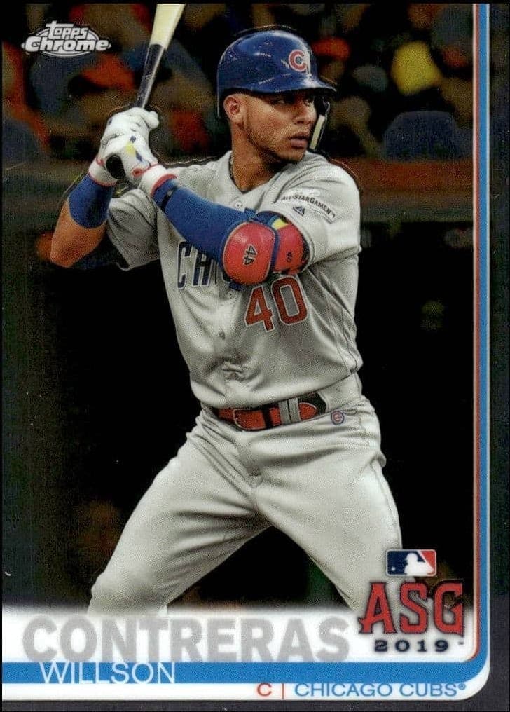 2019 Topps Chrome Willson Contreras #67 trading card